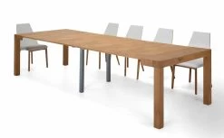 Mesa Consola Extensible En Madera Chapada Hecho En Italia - Gordito 14 Mesa Consola Extensible En Madera Chapada Hecho En Italia - Gordito -Tienda De Decoración tavolo consolle allungabile in legno impiallacciato made in italy gordito