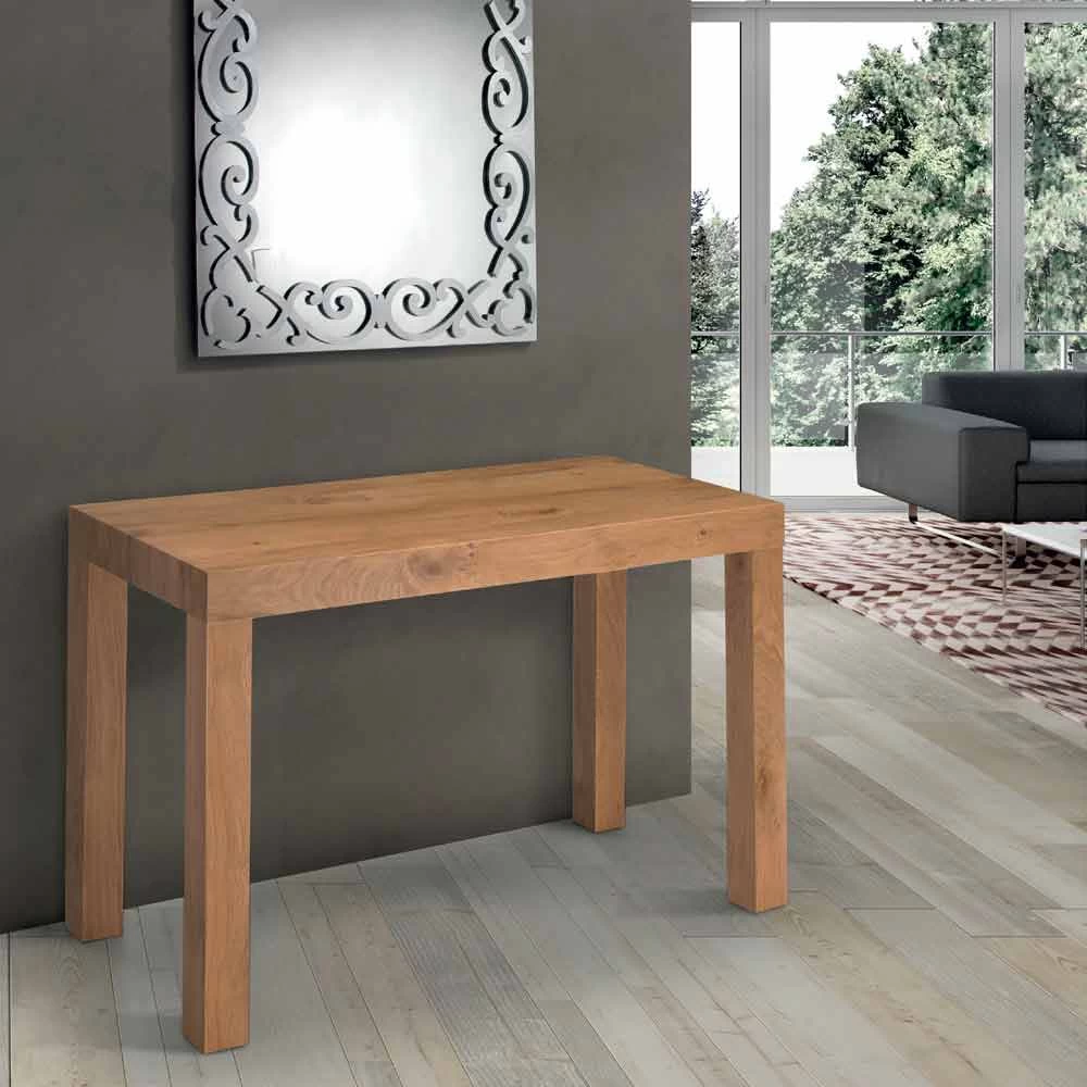 Mesa Consola Extensible En Madera Chapada Hecho En Italia - Gordito 4 Mesa Consola Extensible En Madera Chapada Hecho En Italia - Gordito - Imagen 2