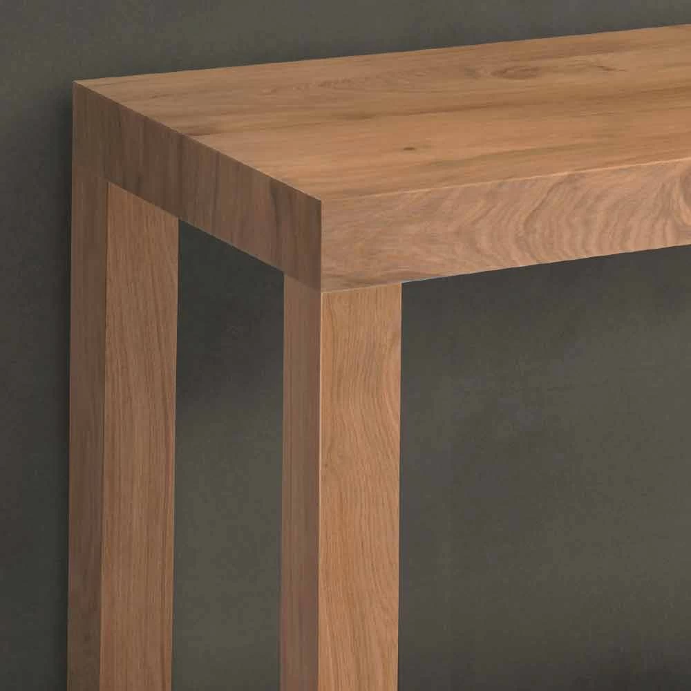 Mesa Consola Extensible En Madera Chapada Hecho En Italia - Gordito 5 Mesa Consola Extensible En Madera Chapada Hecho En Italia - Gordito - Imagen 3