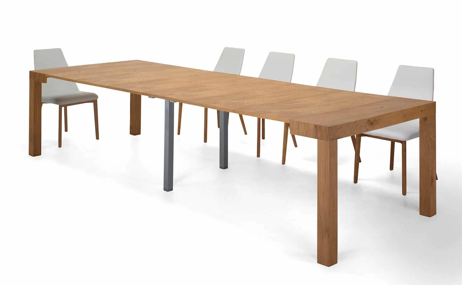 Mesa Consola Extensible En Madera Chapada Hecho En Italia - Gordito 6 Mesa Consola Extensible En Madera Chapada Hecho En Italia - Gordito - Imagen 4