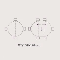 Mesa De Cocina Redonda Extensible A 160 Cm Made In Italy - Connubia Hey Gio 24 Mesa De Cocina Redonda Extensible A 160 Cm Made In Italy - Connubia Hey Gio -Tienda De Decoración tavolo da cucina rotondo allungabile a 160 cm made in italy connubia hey gio 10