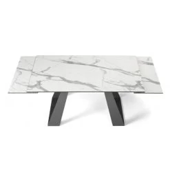 Mesa De Comedor De Vidrio Extensible A 240 Cm Made In Italy - Adigeo -Tienda De Decoración tavolo da pranzo allungabile a 240 cm in vetro made in italy adigeo 1