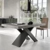 Mesa De Comedor Extensible Hasta 260 Cm Efecto Cemento Made In Italy - Odelmo -Tienda De Decoración tavolo da pranzo allungabile a 260 cm effetto cemento made in italy odelmo