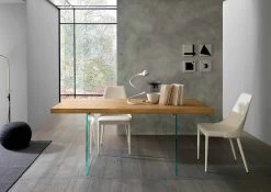 Mesa De Comedor Extensible Hasta 280 Cm En Madera Y Vidrio Made In Italy - Focus 19 Mesa De Comedor Extensible Hasta 280 Cm En Madera Y Vidrio Made In Italy - Focus -Tienda De Decoración tavolo da pranzo allungabile fino 280 cm in legno e vetro made in italy focus 10