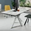 Mesa De Comedor Extensible Hasta 240 Cm En Gres Porcelánico Domagnano -Tienda De Decoración tavolo da pranzo allungabile fino a 240 cm in gres porcellanato domagnano