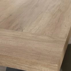 Mesa De Comedor Extensible Hasta 260 Cm En Madera De Melamina Y Metal - Lukas -Tienda De Decoración tavolo da pranzo allungabile fino a 260 cm in legno nobilitato e metallo lukas 4