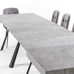 Mesa De Comedor Extensible Hasta 500 Cm Con Tapa De Melamina - Raimondo -Tienda De Decoración tavolo da pranzo allungabile fino a 500 cm con piano in nobilitato raimondo 2