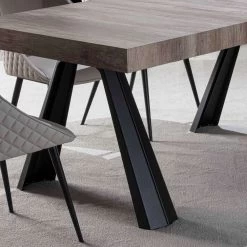 Mesa De Comedor Extensible Hasta 500 Cm Con Tapa De Melamina - Raimondo -Tienda De Decoración tavolo da pranzo allungabile fino a 500 cm con piano in nobilitato raimondo 7
