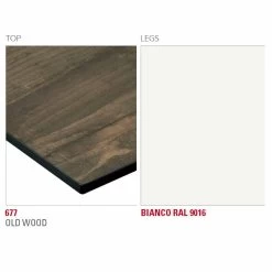 Mesa De Comedor Con Tapa De Hpl Y Base De Metal Made In Italy - Aresto -Tienda De Decoración tavolo da pranzo con piano in hpl e base in metallo made in italy aresto 5