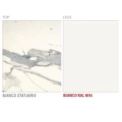 Mesa De Comedor Con Tablero De Laminado Redondo Made In Italy - Lingotto -Tienda De Decoración tavolo da pranzo con piano rotondo in laminam realizzato in italia lingotto 4