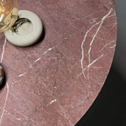 Mesa De Comedor De Mármol Con Tapa Redonda Made In Italy - Bonaldo Circus -Tienda De Decoración tavolo da pranzo con piano rotondo in marmo made in italy bonaldo circus 6