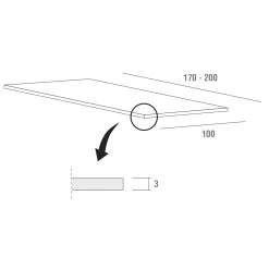 Mesa De Comedor En Fenix Y Metal Made In Italy, Lujo - Pinocho -Tienda De Decoración tavolo da pranzo in fenix e metallo realizzato in italia di lusso pinocchio 4
