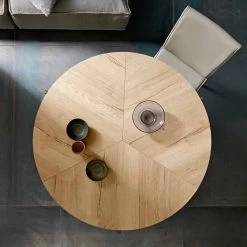 Mesa De Comedor Plegable Moderna En Madera Y Metal Made In Italy - Menelao -Tienda De Decoración tavolo da pranzo pieghevole moderno in legno e metallo made in italy menelao 14