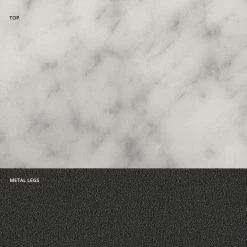 Mesa De Comedor Redonda En Mármol Y Metal Made In Italy - Bonaldo Innesti -Tienda De Decoración tavolo da pranzo rotondo in marmo e metallo made in italy bonaldo innesti