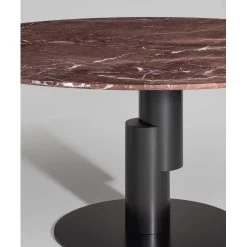Mesa De Comedor Redonda En Mármol Y Metal Made In Italy - Bonaldo Innesti -Tienda De Decoración tavolo da pranzo rotondo in marmo e metallo made in italy bonaldo innesti 6