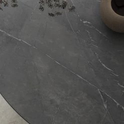 Mesa De Comedor Redonda De Metal Y Hpl Laminado Made In Italy - Bastiano -Tienda De Decoración tavolo da pranzo rotondo metallo e hpl stratificato made in italy bastiano 10