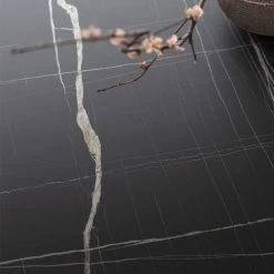 Mesa De Comedor Redonda De Metal Y Hpl Laminado Made In Italy - Bastiano -Tienda De Decoración tavolo da pranzo rotondo metallo e hpl stratificato made in italy bastiano 3