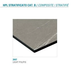 Mesa De Comedor Redonda De Metal Y Hpl Laminado Made In Italy - Bastiano -Tienda De Decoración tavolo da pranzo rotondo metallo e hpl stratificato made in italy bastiano 6