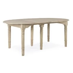 Mesa De Comedor Redonda Extensible A 272 Cm En Madera Homemotion - Guglio -Tienda De Decoración tavolo da pranzo tondo allungabile a 272 cm in legno homemotion guglio 7