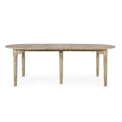 Mesa De Comedor Redonda Extensible A 272 Cm En Madera Homemotion - Guglio -Tienda De Decoración tavolo da pranzo tondo allungabile a 272 cm in legno homemotion guglio 8