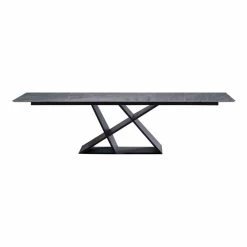 Mesa Extensible De Lujo Hasta 294 Cm Con Tablero De Gres Made In Italy - Cirio