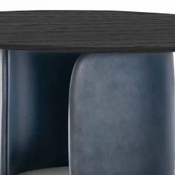 Mesa De Diseño Con Tablero Redondo De Madera Maciza Made In Italy - Mellow Bonaldo -Tienda De Decoración tavolo design con piano rotondo in legno massello made in italy mellow bonaldo 4