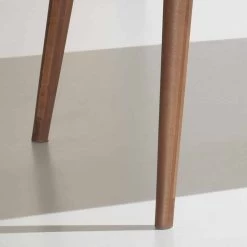 Mesa Moderna De Alta Calidad En Mármol Y Madera De Nogal Made In Italy - Hercules -Tienda De Decoración tavolo in marmo daino e legno impiallacciato noce made in italy hercules 2