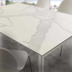 Mesa Extensible De Vitrocerámica Hasta 240 Cm Terni -Tienda De Decoración tavolo in vetroceramica allungabile a libro fino a 240 cm terni 5