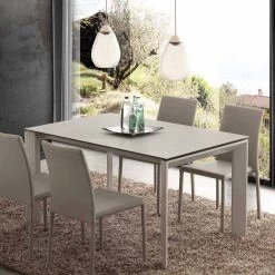 Mesa Extensible De Vitrocerámica Hasta 240 Cm Terni -Tienda De Decoración tavolo in vetroceramica allungabile a libro fino a 240 cm terni 7