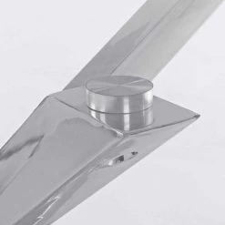 Mesa De Comedor Con Tapa De Cristal Templado Homemotion - Denda -Tienda De Decoración tavolo per sala da pranzo con piano in vetro temperato homemotion denda 3