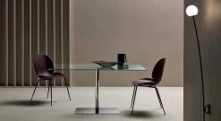 Mesa Rectangular Moderna En Vidrio Ahumado O Extraligero Made In Italy - Dolce -Tienda De Decoración tavolo rettangolare moderno in vetro fume o extrachiaro made in italy dolce 5