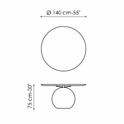 Mesa Redonda De Diseño Con Tapa De Madera Made In Italy - Bonaldo Circus 11 Mesa Redonda De Diseño Con Tapa De Madera Made In Italy - Bonaldo Circus -Tienda De Decoración tavolo rotondo di design con piano in legno made in italy bonaldo circus 6