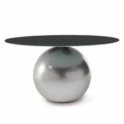 Mesa Redonda De Diseño Con Tapa De Madera Made In Italy - Bonaldo Circus 9 Mesa Redonda De Diseño Con Tapa De Madera Made In Italy - Bonaldo Circus -Tienda De Decoración tavolo rotondo di design con piano in legno made in italy bonaldo circus 7