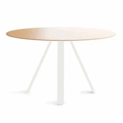 Mesa De Comedor Redonda De Metal Y MDF Hecho En Italia - Cornelius 12 Mesa De Comedor Redonda De Metal Y MDF Hecho En Italia - Cornelius -Tienda De Decoración tavolo sala da pranzo tondo in metallo e mdf made in italy cornelius 3