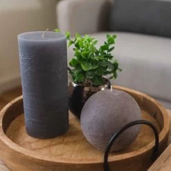 VELA GELASIO 20CM -Tienda De Decoración vela gelasio 20cm 3col 3