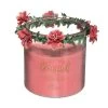 VELA PERFUMADA CRISTEL VIDRIO 12CM 2 VELA PERFUMADA CRISTEL VIDRIO 12CM -Tienda De Decoración vela perfumada cristel flores