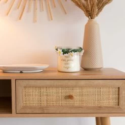 VELA PERFUMADA CRISTEL VIDRIO 12CM 13 VELA PERFUMADA CRISTEL VIDRIO 12CM -Tienda De Decoración vela perfumada cristel flores 3