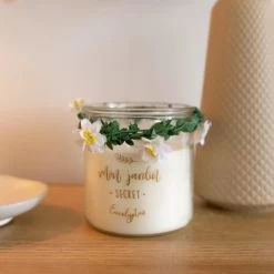 VELA PERFUMADA CRISTEL VIDRIO 12CM 14 VELA PERFUMADA CRISTEL VIDRIO 12CM -Tienda De Decoración vela perfumada cristel flores 4