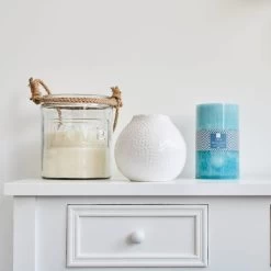 VELA PERFUMADA ZAFRA VAINILLA 17CM -Tienda De Decoración vela perfumada zafra vainilla 2