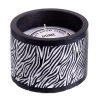 VELA TEMARI NEGRA 9CM 1 VELA TEMARI NEGRA 9CM -Tienda De Decoración vela temari cemento cebra